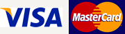 Visa and MasterCard Accepted here